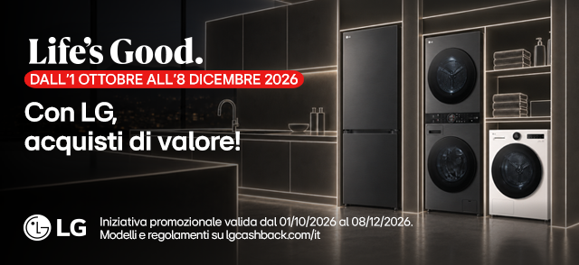 Promo: LG: fino a 500€ di rimborso